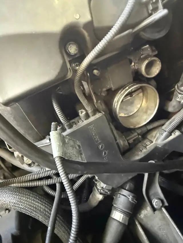 BMW throttle body inspected and cleaned