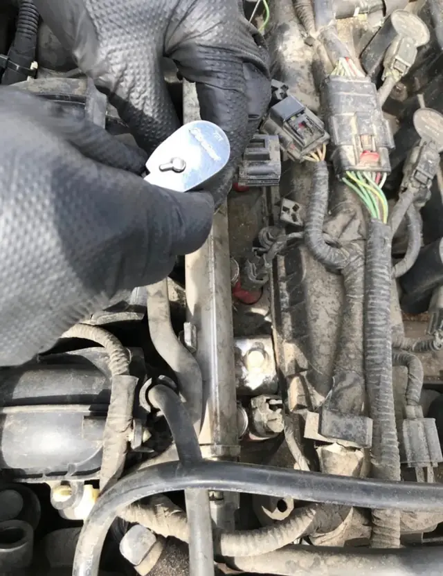 Fuel rail and injector work during a no-start diagnosis